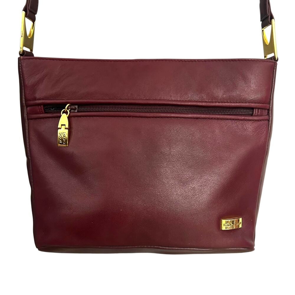 Vintage Burgundy Leather Purse
